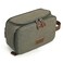 Gonex Travel Toiletry Bag for Men, Water Resistant Canvas Wide Open Dopp Kit with Wet Dry Compartment, Travel Essentials Toiletries Organizer Shaving Bag, Army Green