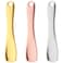 3PCS Cosmetic Spatula Mini Alloy Makeup Spatula Small Skincare Shovel Skin Care Facial Spoon Reusable Face Mask Applicator Tool Beauty Scoop Spatula for Face Mask Cream Lotions(Silver/Gold/Rose Gold)