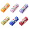MIAO JIN 6PCS Lipstick Case with Mirror Lipstick Case Storage Case Mini Portable Embroidery Jewelry Case Cosmetic Case (Random Color)