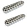 TANG SONG 2 PCS Silicone Make up Brush Holder Cosmetic Storage Box Desktop Organizers (Gray)