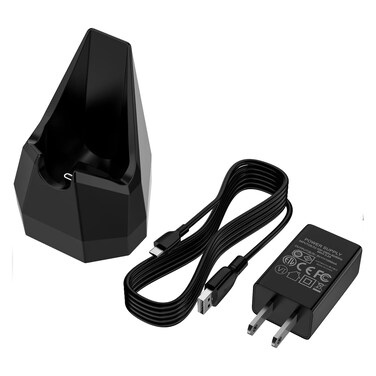 Charging Dock for MANSCAPED The Beard Hedger with AC Adapter, Charger Dock Only Fit with MANSCAPED Premium Men's Beard Trimmer with 4.9FT USB Cable