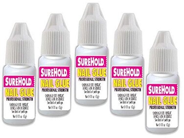 Surehold 5-Piece Nail Tip Glue Bottle Set