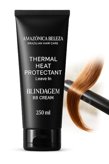 Blindagem Hair Leave-in Cream, Thermal Heat Protector Cream, Preventing Damage Seasonal Changes, Daily Use, 8.4 Oz