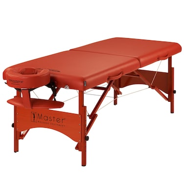 Master Massage Fairlane Sport Size Portable Massage Table, 25 Inch- Lightweight and Supportive- Bonus Accessories Included- Tattoo Bed, Lash Table