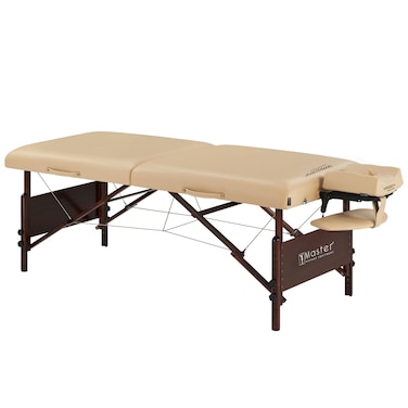 Master Massage 30" Del Ray Pro Portable Massage Table (30" Width x 84" Length) with Adjustable Table Height, 750lbs. Working Capacity- Massage Bed, Tattoo Table, Lash Table