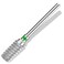 Professional Electric Nail Drill Bits 3/32" Carbide Bit Cuticle Drill Bits Nail Files for Fast remove Acrylic or Hard Gel Nail Drill Bit for Manicure Pedicure(Silver, Coarse Grit)