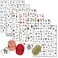 Indian Nail Art Stickers, Feather Alien Moon Star Eyes Tribal Totem Skull Nail Sticker, 3D Self-Adhesive Nail Art Decals Design, Nail Decal Supplies for Women Manicure DIY Nail Decoration (6 Sheets)