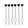 Hair Beads Tool for Braid for Girls Women Beaded Hair Braiding Tools Quick Beader for Hair Braids Bead Feeder for Hair 6Pcs