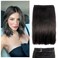 Short Hair Extensions, Human Hair Clip in Extensions, Real Hair Extensions Clip in Human Hair, Hair Pieces for Women with Thinning Hair Adding Hair Volume 1 Pc 6 inch Natural Black