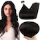 Full Shine U Tip Hair Extensions Real Human Hair Color 1B Natural Black Utip Human Hair Extensions 18 Inch Keratin Tip Extensions Long Straight Remy Hair 50 Grams