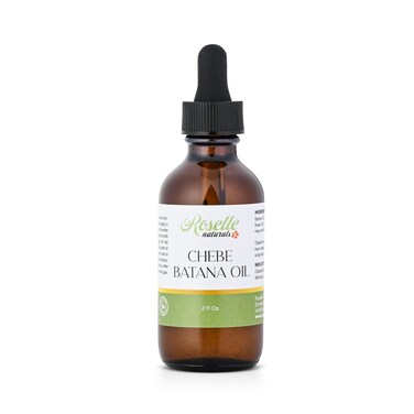 Roselle Naturals - Chebe Batana Oil for Hair Growth Organic with Chebe Powder Made in USA - Chebe Powder for Moisture and Length Retention, Batana and Rosemary Oil for Hair Growth, 2 Fl Oz
