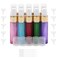 JIUWU 10pcs 5 Colors Glass Fine Mist Spray Bottles 10ml 1/3 Oz Perfume Travel Refillable Fragrance Vials with Atomizer Scent Gold Pump 5 Droppers + 10 Funnels
