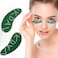 Reusable Under Eye Patches   Forever Eye Mask Reusable Eye Gel Pads   Silicone Eye Patches for Wrinkles &amp;Puffy Eyes&amp;Dark Circles  Great Skincare Routine for Face (Green-2pairs)