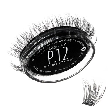 Lashify Plushy 12mm Gossamer Lashes in Black, Easy DIY False Lashes for a Voluminous Yet Still Natural Look