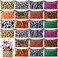 24 Pieces Makeup Bags Bulk Canvas Cosmetic Bags Purse Organizer Zipper Cosmetic Pouch Portable Travel Toiletry Pouch for Women Men Gifts, 7 x 4 Inch (Leopard Print)