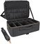 Relavel Extra Large Makeup Case Travel Makeup Bag Professional Leather Artist Bag Portable Cosmetic Brush Holder Organizer Nail Organizer Box with Adjustable Dividers