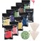 YOUNG VISION Rosin-Free Hard Wax Beads for Hair Removal - 1000g (2.2 lbs), 10 Colors Hard Wax Beans Pack, Bulk Wax Pearls for Home Brazilian, Bikini, Facial &amp; Body Waxing