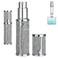 Refillable Travel Perfume Atomizer Bottle - 5ml Luxury Pocket Perfume Dispenser Pump, Travel Perfume Atomiser, Cologne Dispenser, Portable Size Sprayer Bottle for Traveling (Gray)