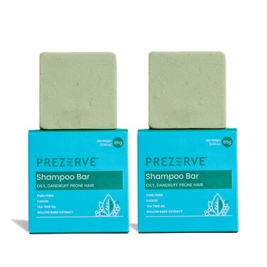 Anti-Dandruff Shampoo Bar   For Oily &amp; Itchy Scalp   Sulphate Free   Men &amp; Women   Vegan and safe for colour treated hair   Chemical &amp; Soap Free (3oz, Pack of 2) Light Green