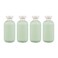6.7oz 4Pcs Green Plastic Refillable Travel Shampoo and Conditioner Bottles Plastic Refillable Travel Shampoo Bottles with Flip Cap Shampoo and Conditioner Dispenser