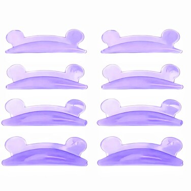 Lash Lift Pads 2024 New Shell Shape Eyelash Lift Rod Reusable Silicon Lash Perm Shield DIY Use at Home or Salon, style B