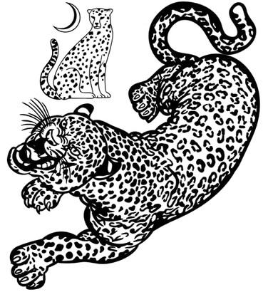 Tattoo Tech, Long Lasting Temporary Tattoos, Last 1-2 Weeks, Waterproof, Semi Permanent Tattoo, Realistic look, No Adhesive, No reflection (Leopard)