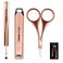 Nail Cutter Clippers Set Manicure Pedicure Kits Fingernail Toenail Clippers for Women &amp; Men Nail Care Tool with Luxurious Travel Case (3Pcs Toenail Clipper with Ear Spoon)