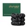 Joyhabit Silk Scrunchies for Women and Girls, Black, 3 Pieces, 4CM Hair-Friendly Cute &amp; Durable Hair Ties for Women, Great for Bedtime and Everyday Style