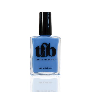 Trust Fund Beauty Nail Polish - Hustle Mode, Glossy Shine, 15mL, 0.5 fl. oz. Vegan, Cruelty-Free, 10-Free (Creamy Cerulean Blue)