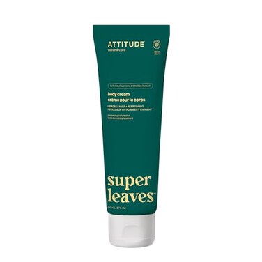 BIO SPECTRA ATTITUDE ATTITUDE Body Cream EWG Verified Moisturizer Vegan Moisturizing Products For Dry Skin Dermatologically Tested Lemon Leaves 8 Fl Oz