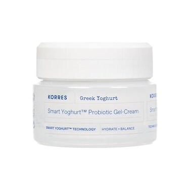KORRES Greek Yoghurt Nourishing Probiotic GelCream Lightweight Face Moisturizer with Pre and Probiotics TimeReleased Hydration for 48 Hours Microbiome Technology for Balanced Skin 14 Fl Oz