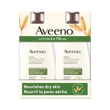Aveeno Active Naturals Daily Moisturizing Lotion New 2 Pack Of 20 Fl Ounce Pump 1 Fl Ounce
