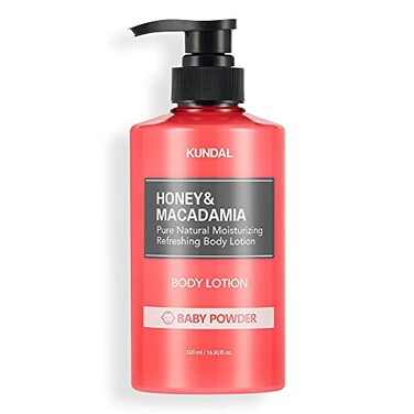 Kundal Honey Macadamia Body Lotion Natural Moisturizer with 82 Aloe VeraDeep Hydration for Dry SkinSensitive Skin Friendly169 Fl Oz Baby Powder