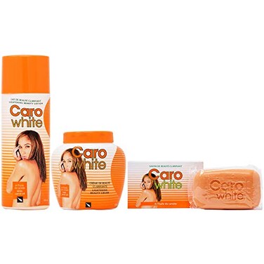 Caro White Set3 Lotion 1014oz Cream 1014oz Soap 63oz