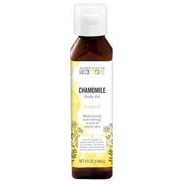 Aura Cacia Body Oil Tranquil Chamomile 4 Fluid Ounce