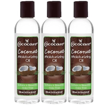 Cococare Coconut Moisturizing Oil 85 Ounce 260ml Pack of 3