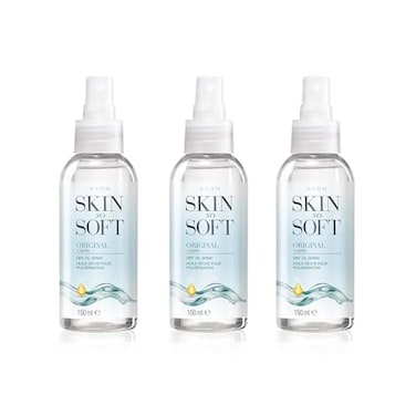 AVON SKIN SO SOFT Original Jojoba Oil Spray Lightweight DRY Oil with Natural Moisturizing JOJOBA for Silky Smooth Hydrated Skin 5Fl Oz 150 ML 3PACK