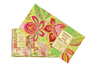 Greenwich Bay Trading Company Greenwich Bay Trading Co Shea Butter Spa Soap 129 Ounce Passion Flower and Olive Oil 3 Pack