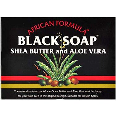 Madina African Black Soap Shea Butter and Aloe Vera 35 oz Pack of 10