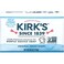 Kirk's Natural Castile Bar Soap Kirks Castile Natural Coco Bar Soap 4oz 5 Pack