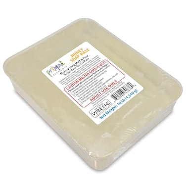 Primal Elements Honey Soap Base Moisturizing Melt and Pour Glycerin Base for Crafting and Soap Making Easy to Cut 10 Pound