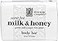 River Soap Company Simple Wrap Bar Soap Milk Honey Complexion Bar 45 Ounces Large