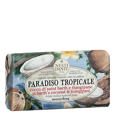 Nesti Dante Paradiso Tropicale Triple Milled Natural Soap St Barths Coconut and Frangipani 88 Ounce