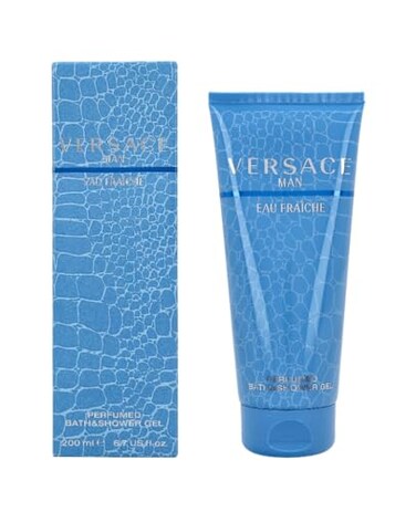 Versace Man Eau Fraiche by Versace for Men 67 oz Perfumed Bath Shower Gel