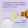 Dr Teal's Dr Teals Sleep Body Wash with Pure Epsom Salt Melatonin Lavender Chamomile Essential Oil Blend 24 fl oz Pack of 2
