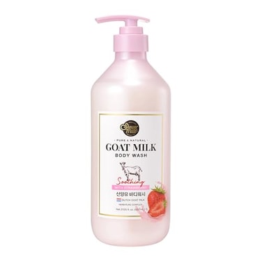 SHOWERMATE Goat Milk Body Wash Strawberry 27 fl oz 800 ml 1 Pack