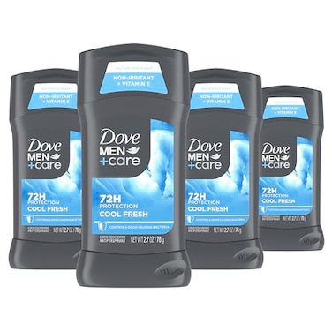 DOVE MENCARE Dove MenCare Antiperspirant Deodorant Cool Fresh 4 Count for a LongLasting Aqua Scent with 72H Protection 27 oz