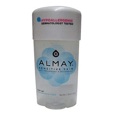 Almay AntiPerspirant Deodorant Fragrance Free Clear Gel 225 oz Pack of 5