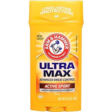 ArmHammer ARM Hammer Ultramax Solid Antiperspirant Deodorant Active Sport 26 Oz Pack of 4