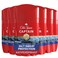 Old Spice Antiperspirant Deodorant for Men 247 Sweat Odor Protection 247 Lasting Freshness Invisible Solid Captain with Bergamot Scent 26 oz Pack of 6